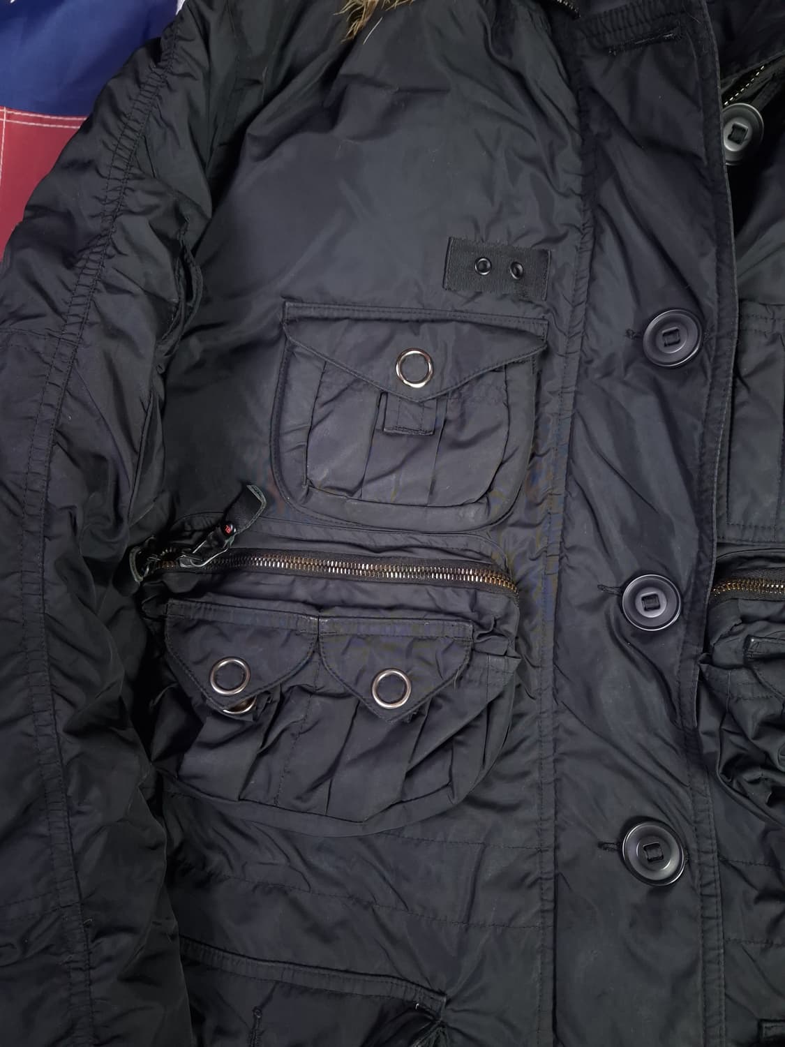 오리지날 랄프로렌 우먼 멀티포켓 카고 패딩 파카 상품이미지5