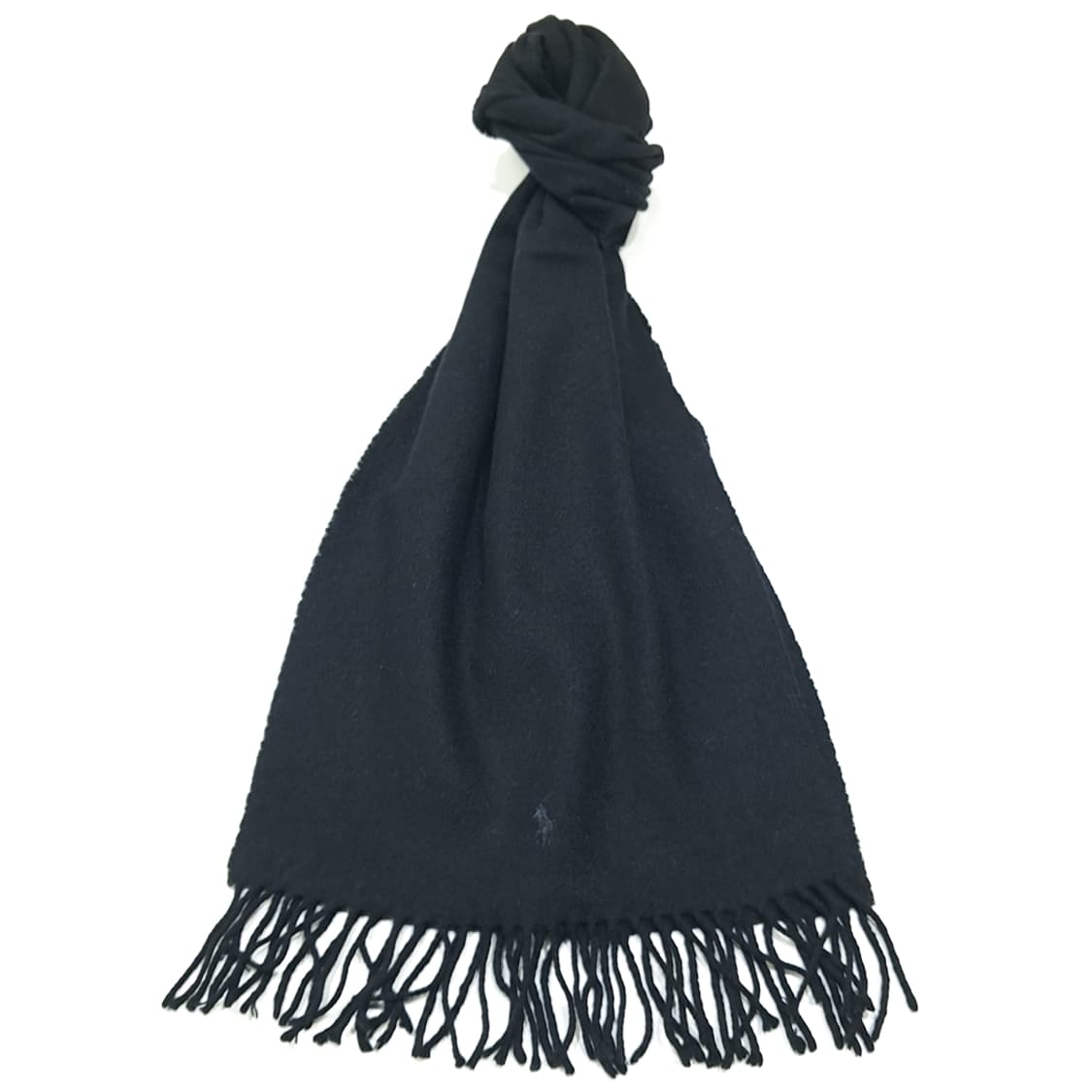 MX483 폴로 90s 영국판 울캐시미어 포니자수 블랙 머플러목도리 상품이미지1