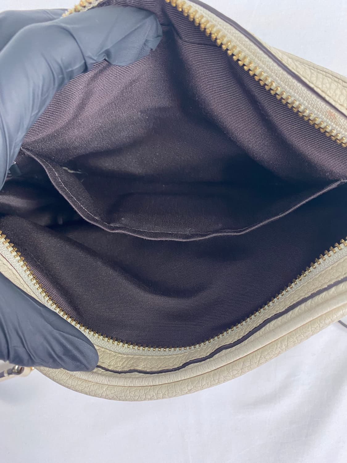 코치 레더 아이보리 체인 크로스백 <85> 상품이미지5