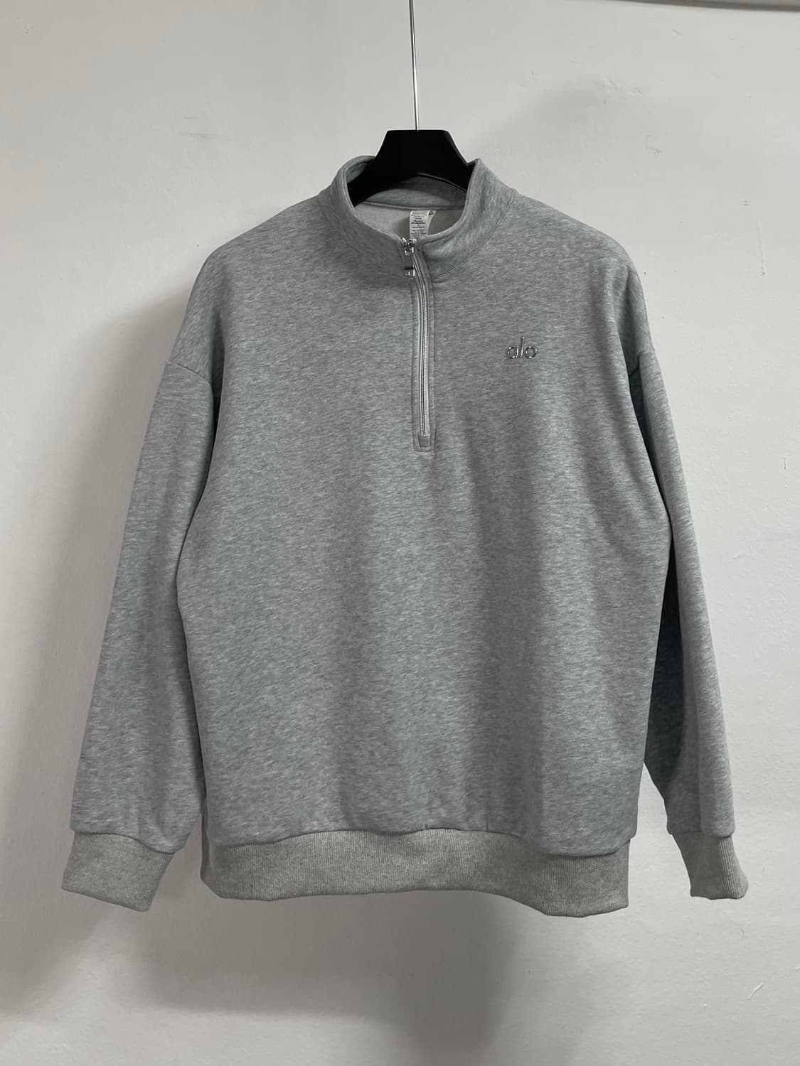 ALO 알로 반집업 그레이 맨투맨 (on.441) 상품이미지1