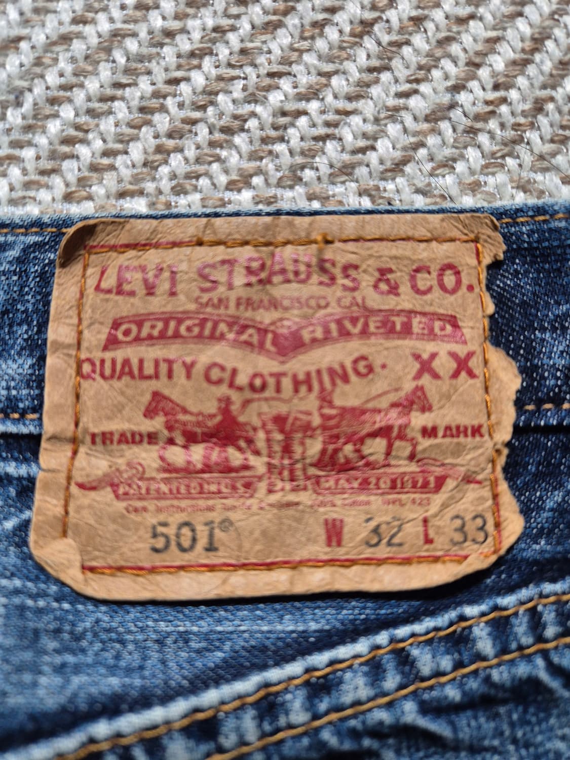 리바이스 501 32/33 ( p32 ) 상품이미지5