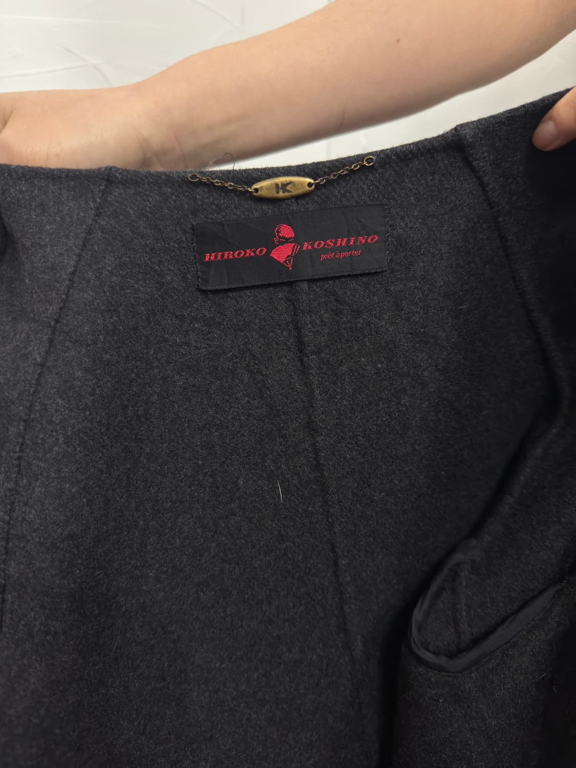 hiroko koshino wool coat 상품이미지8