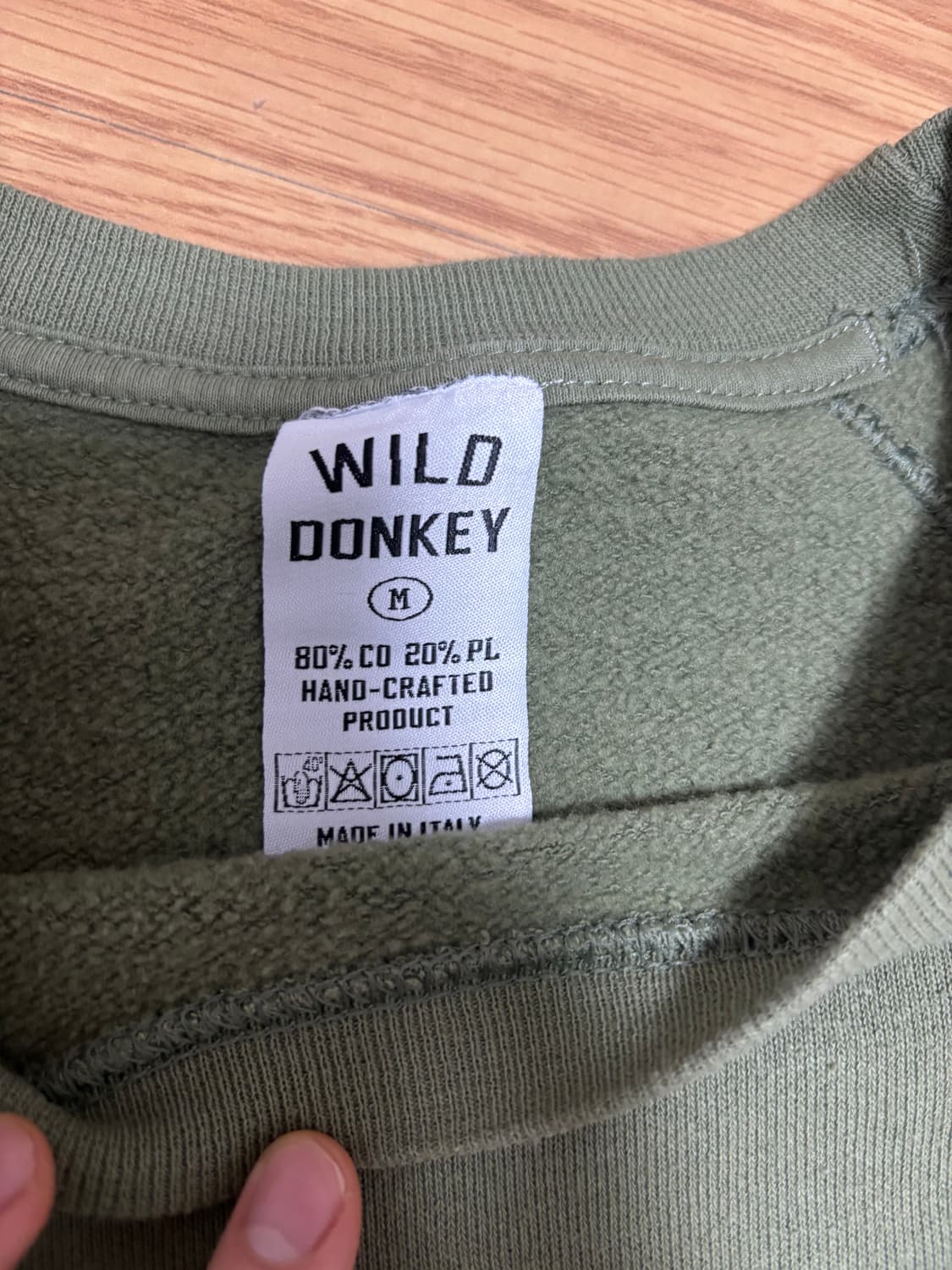 와일드동키 스웻셔츠 맨투맨 M 상품이미지4