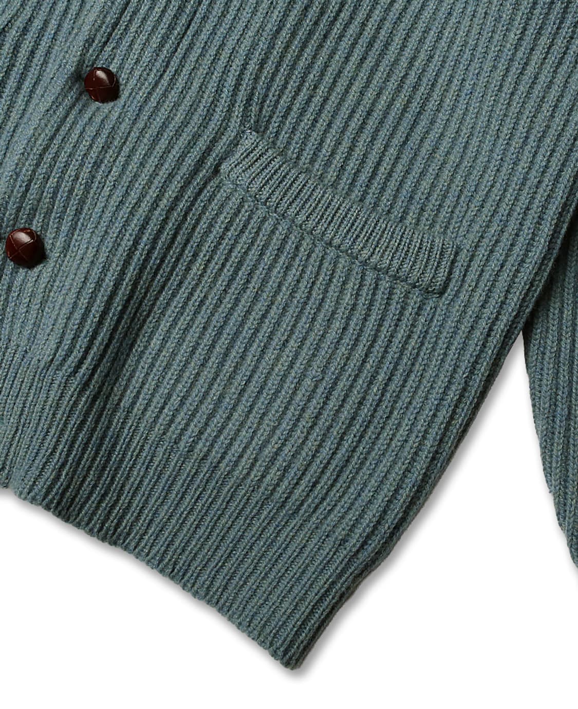 윌리엄 로키 [William Lockie] 스카이블루 숄카라 니트 가디건 상품이미지4