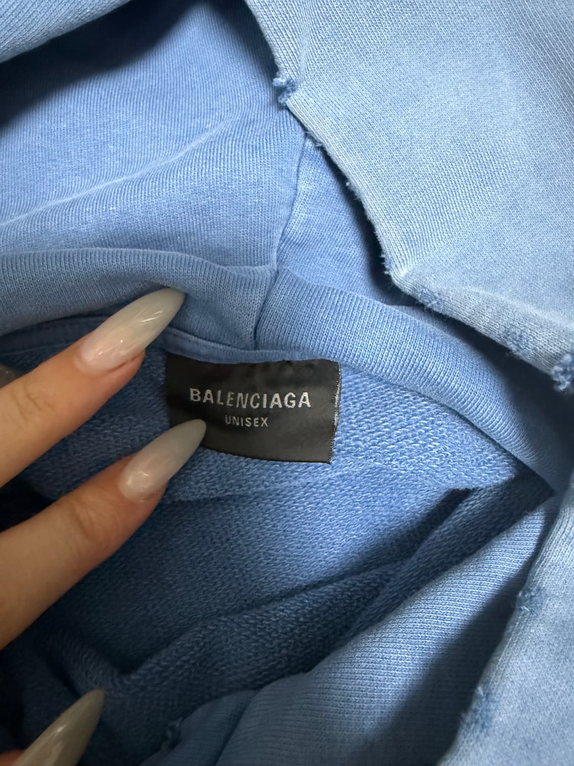 발렌시아가 테이프타입 후드 상품이미지3