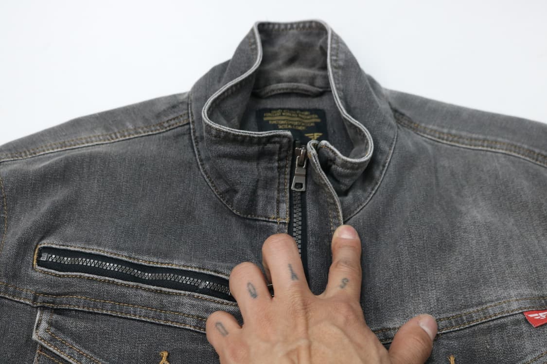 F.C.T Forecast 워크웨어 감성 워싱 데님 자켓 (LL) 상품이미지6