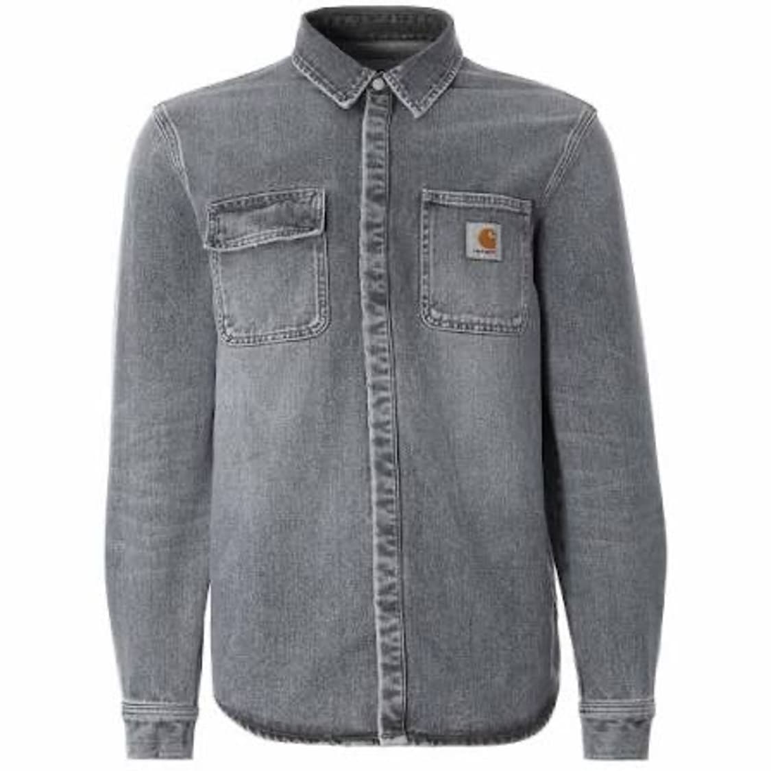 칼하트 스냅 셔츠자켓 그레이 XL 상품이미지2