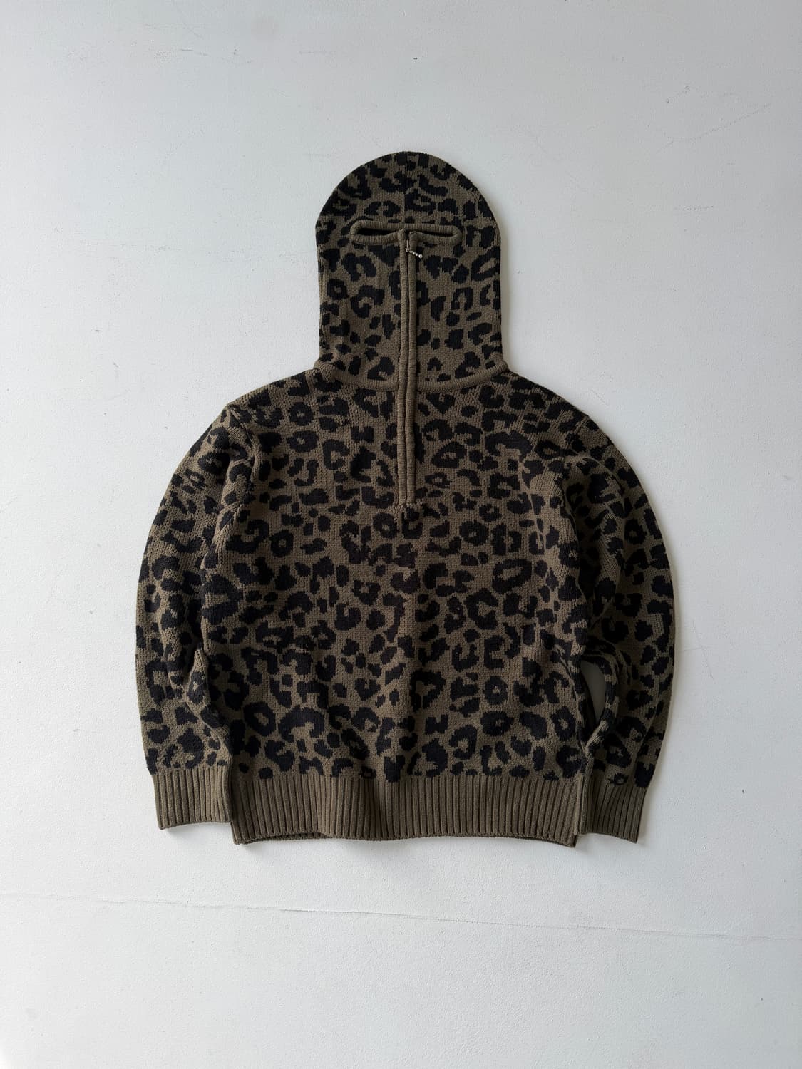 FETCH LEOPARD HOODIE KNIT 상품이미지1