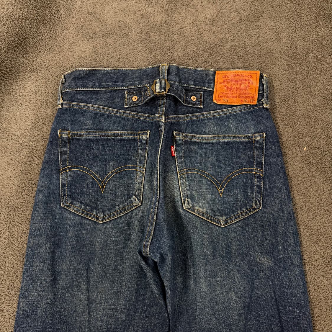 [정품/30X36] 리바이스 재팬 빅Es702XX 셀비지 데님 팬츠 상품이미지1
