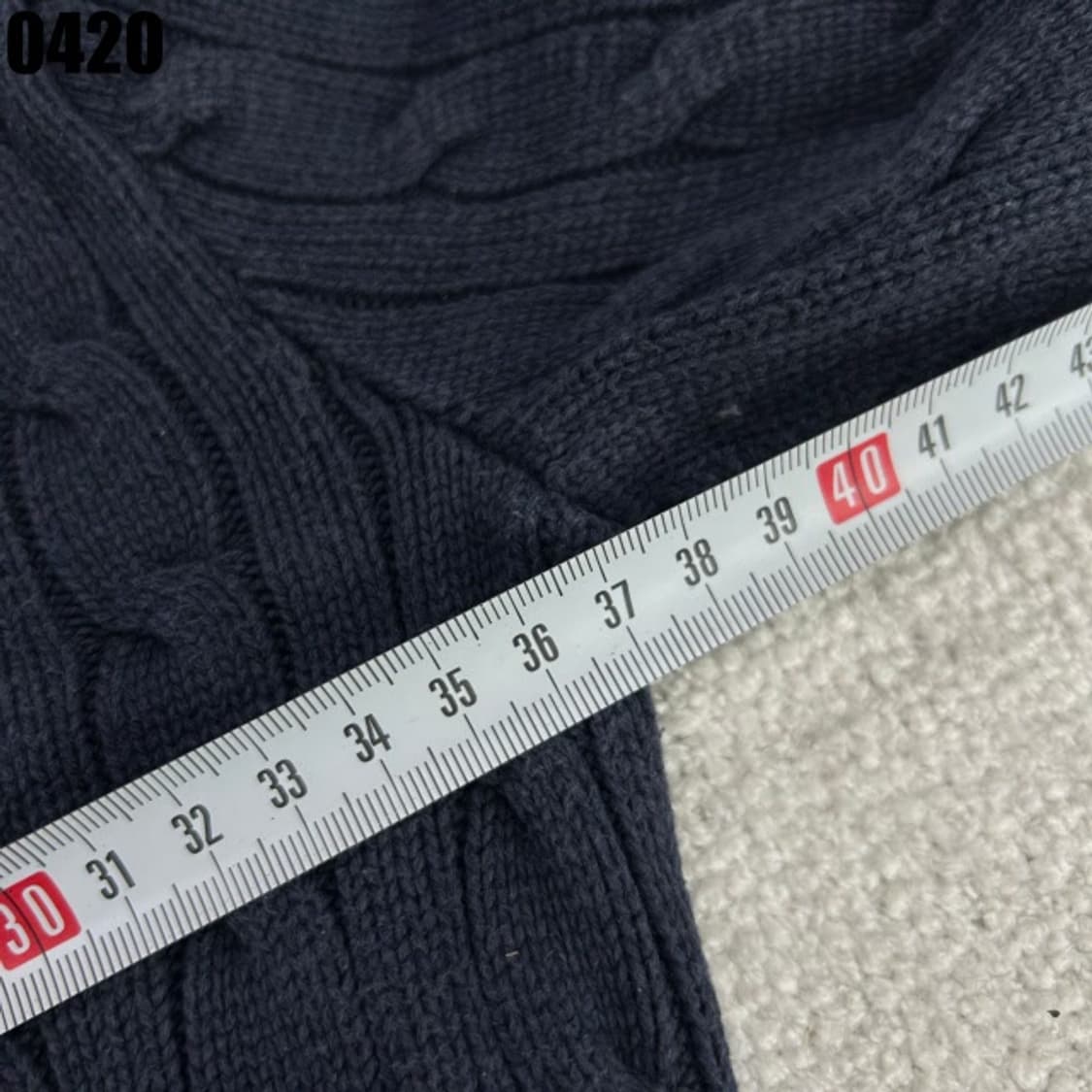 폴로 랄프로렌 네이비 케이블 니트 8 상품이미지4