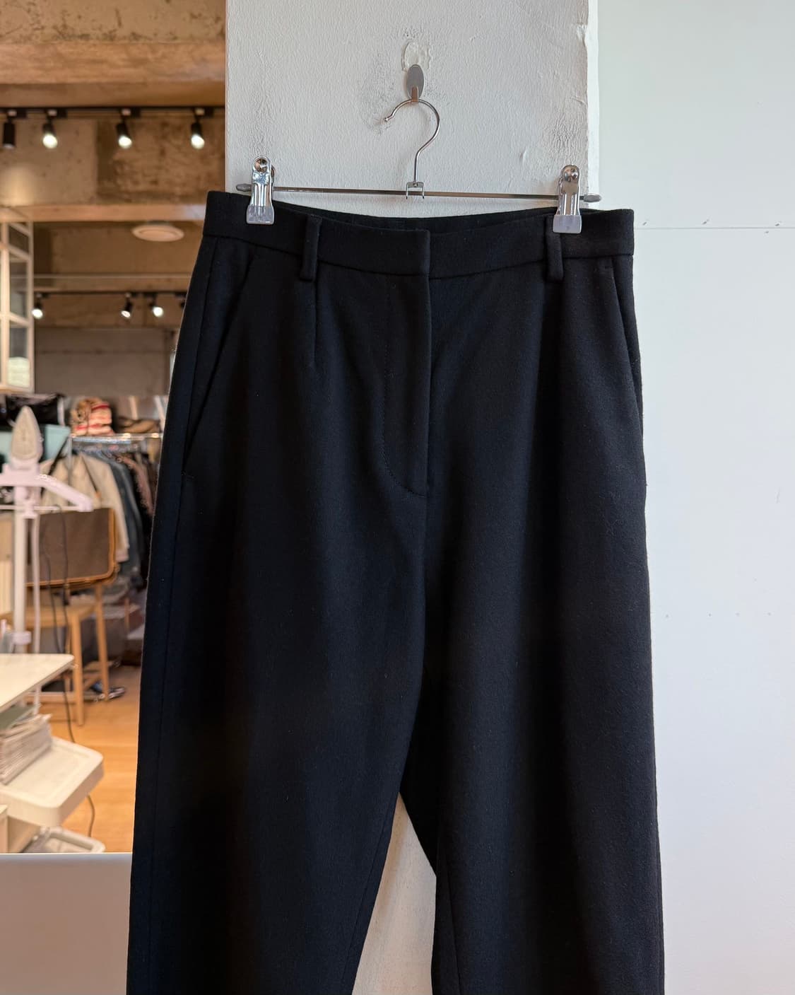 mm6 블랙 울 슬랙스 팬츠  상품이미지3