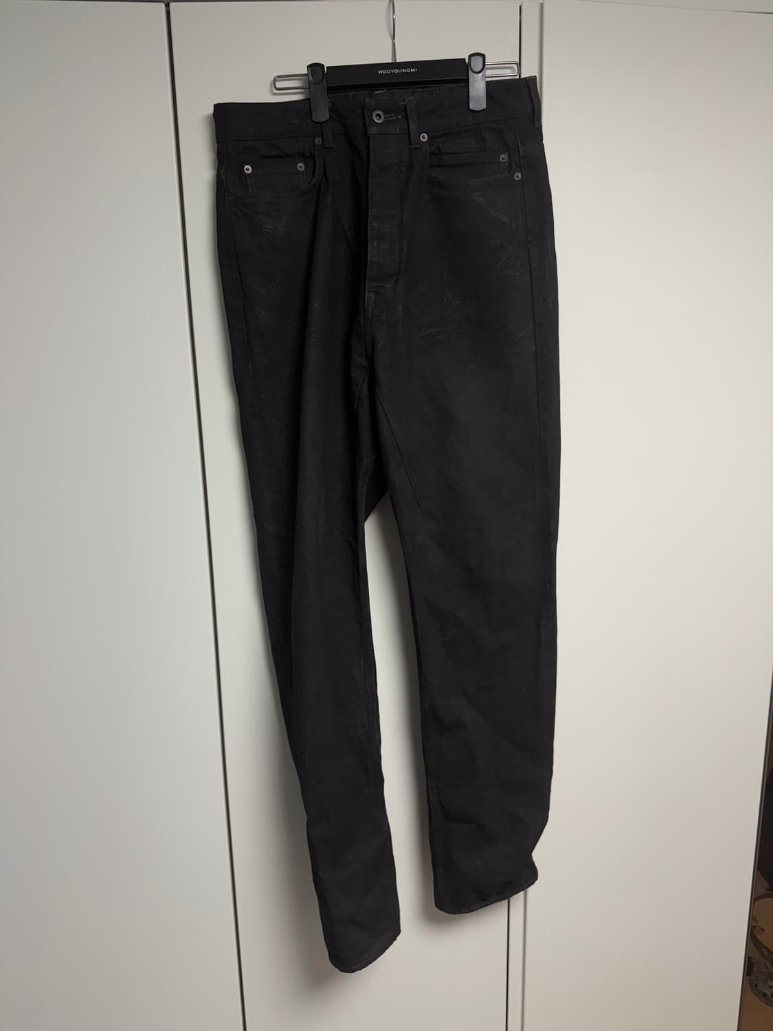 [32] 릭오웬스 다크쉐도우 코팅진 DL19F6397-BWJP 상품이미지2