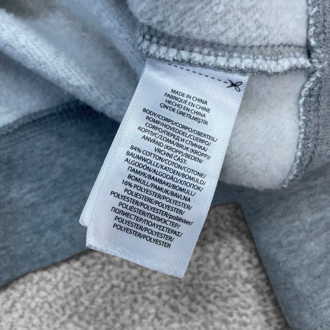 폴로 랄프로렌 포니 로고 후드집업 그레이 상품이미지5