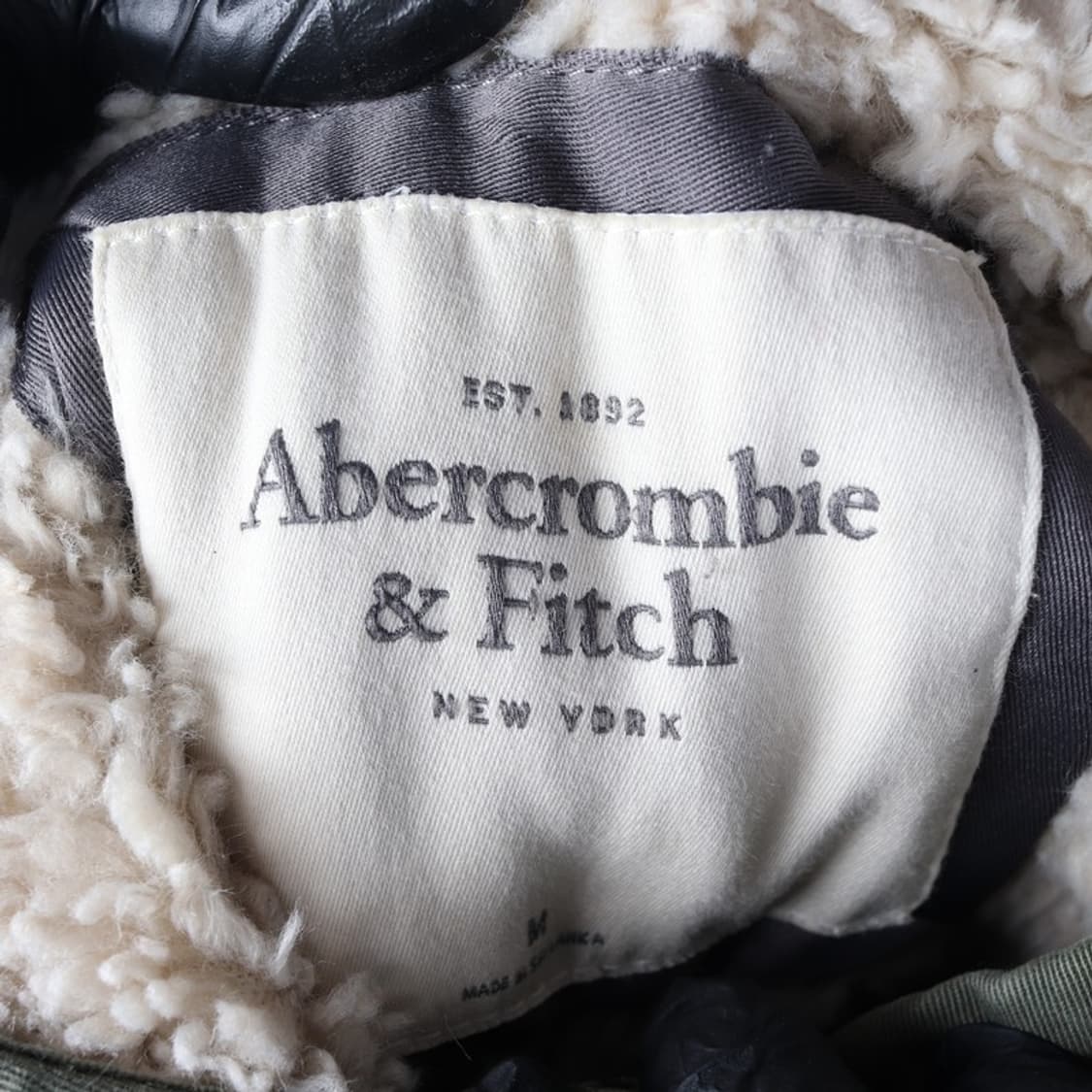 아베크롬비 양털 떡볶이 야상 점퍼 M 상품이미지5