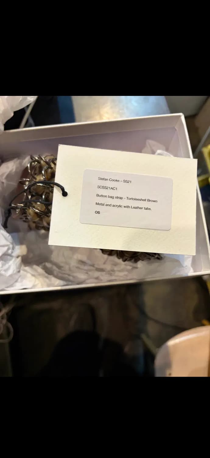 스테판쿡 SS21 버튼 백 스트랩 브라운 OS 상품이미지4