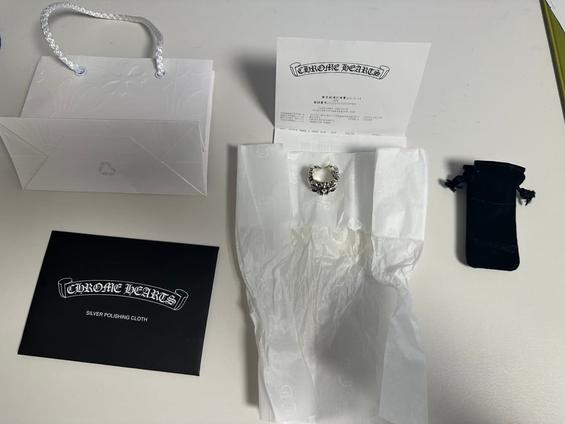 크롬하츠 더블 플로랄링 us8 새상품 상품이미지1