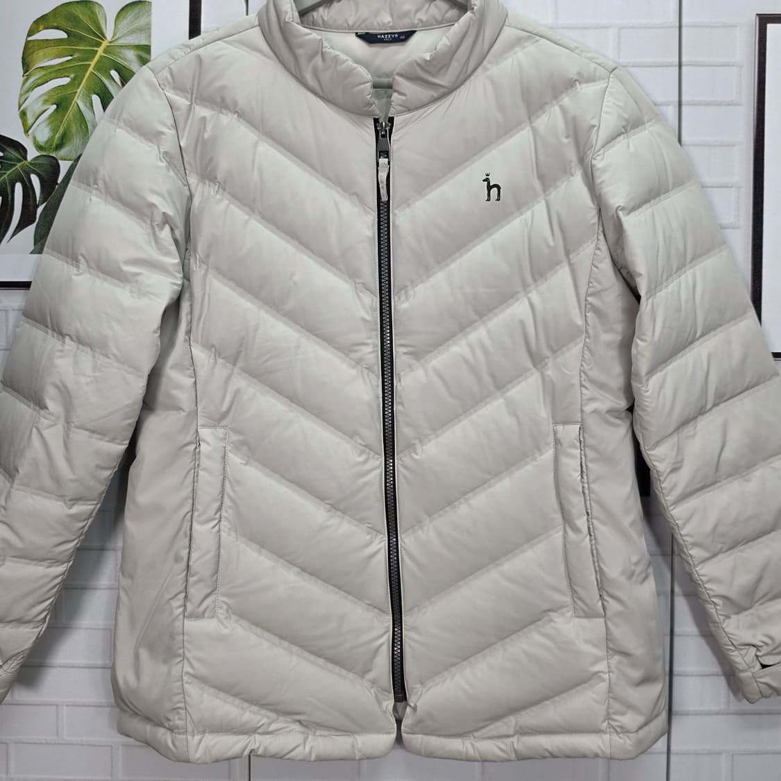 헤지스 골프 구스다운 경량 패딩 자켓 점퍼 100사이즈 새상품급 상품이미지2