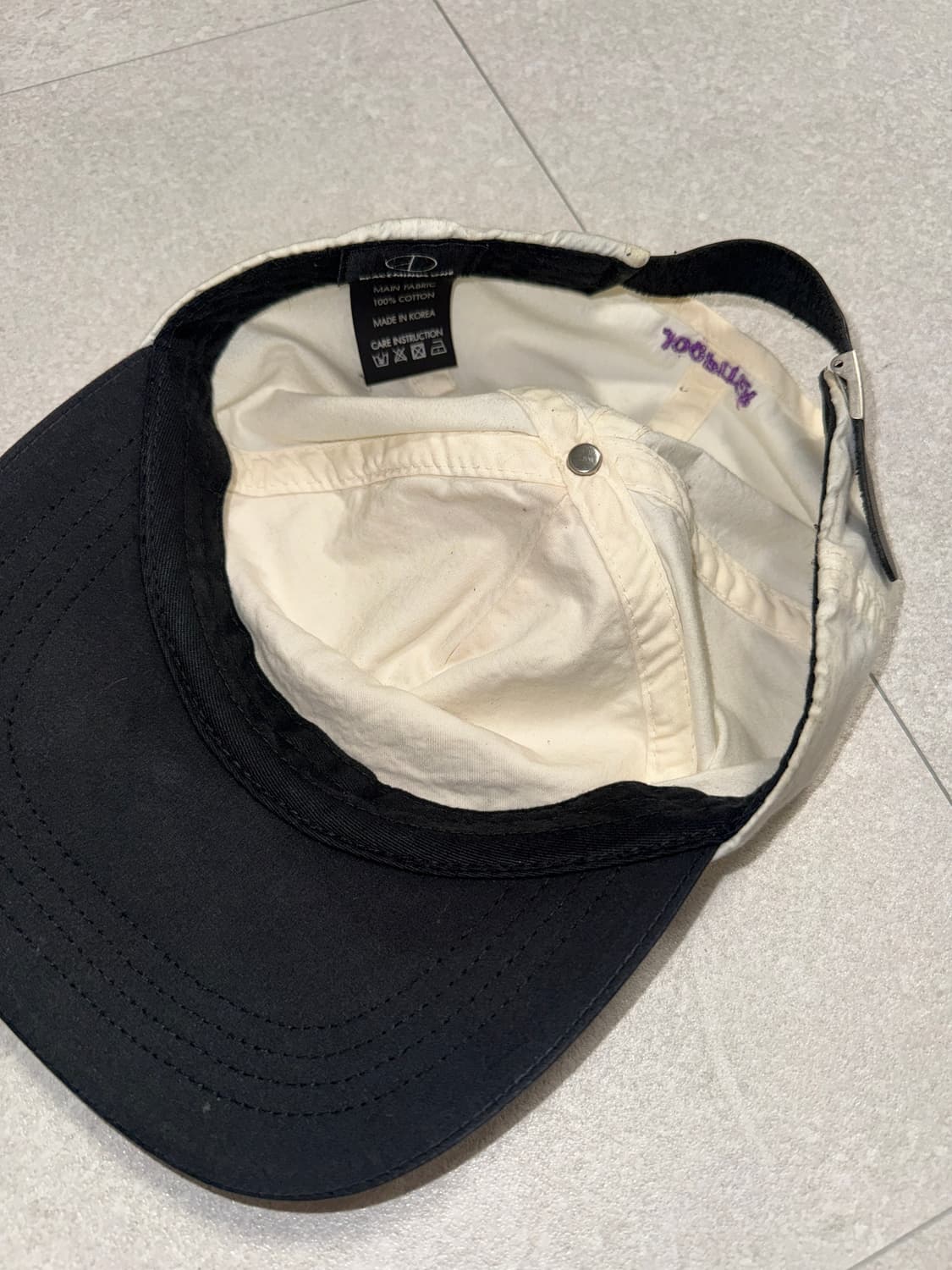 피스마이너스원 X 주피터 F&F 퍼플 볼캡 상품이미지5