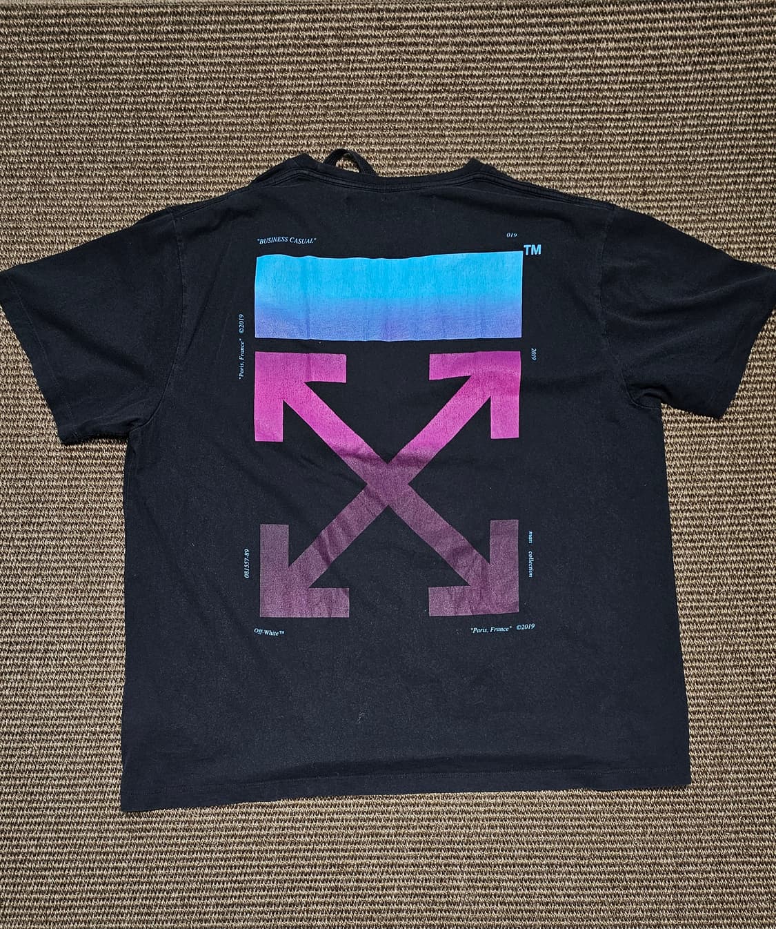 OFF WHITE 백프린팅 반팔 상품이미지1