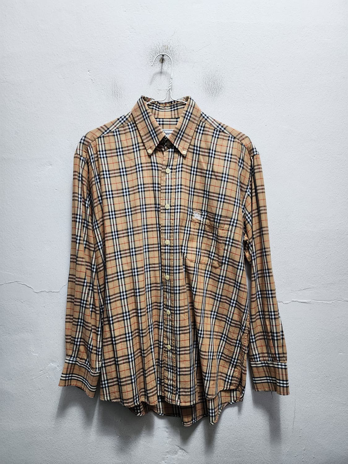 버버리 클래식 체크 긴팔 셔츠 상품이미지1