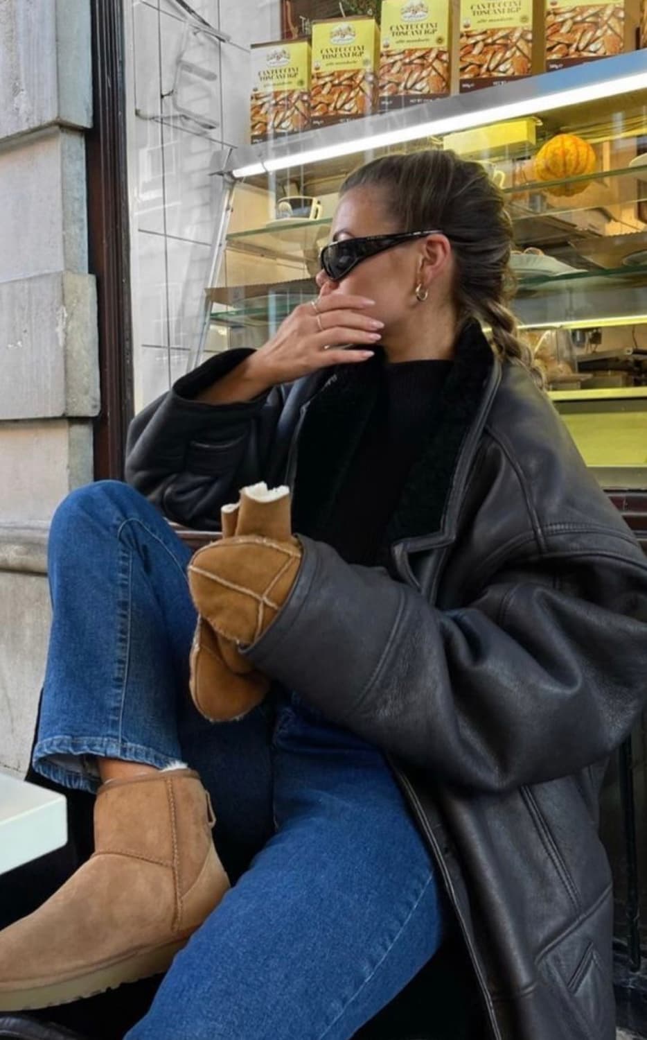 무스탕 더블코트 상품이미지2