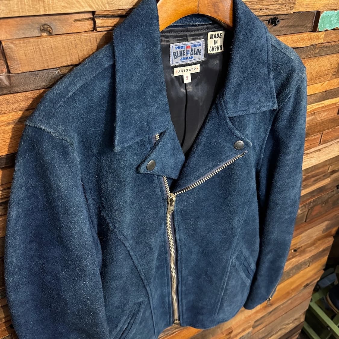 Blue Blue, Horse Leather Suede Jacket 상품이미지4
