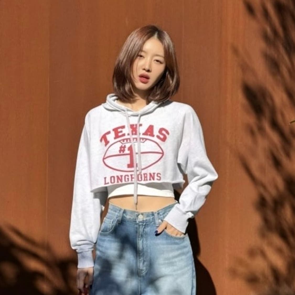 와일드동키 크롭 후드티 M 상품이미지1