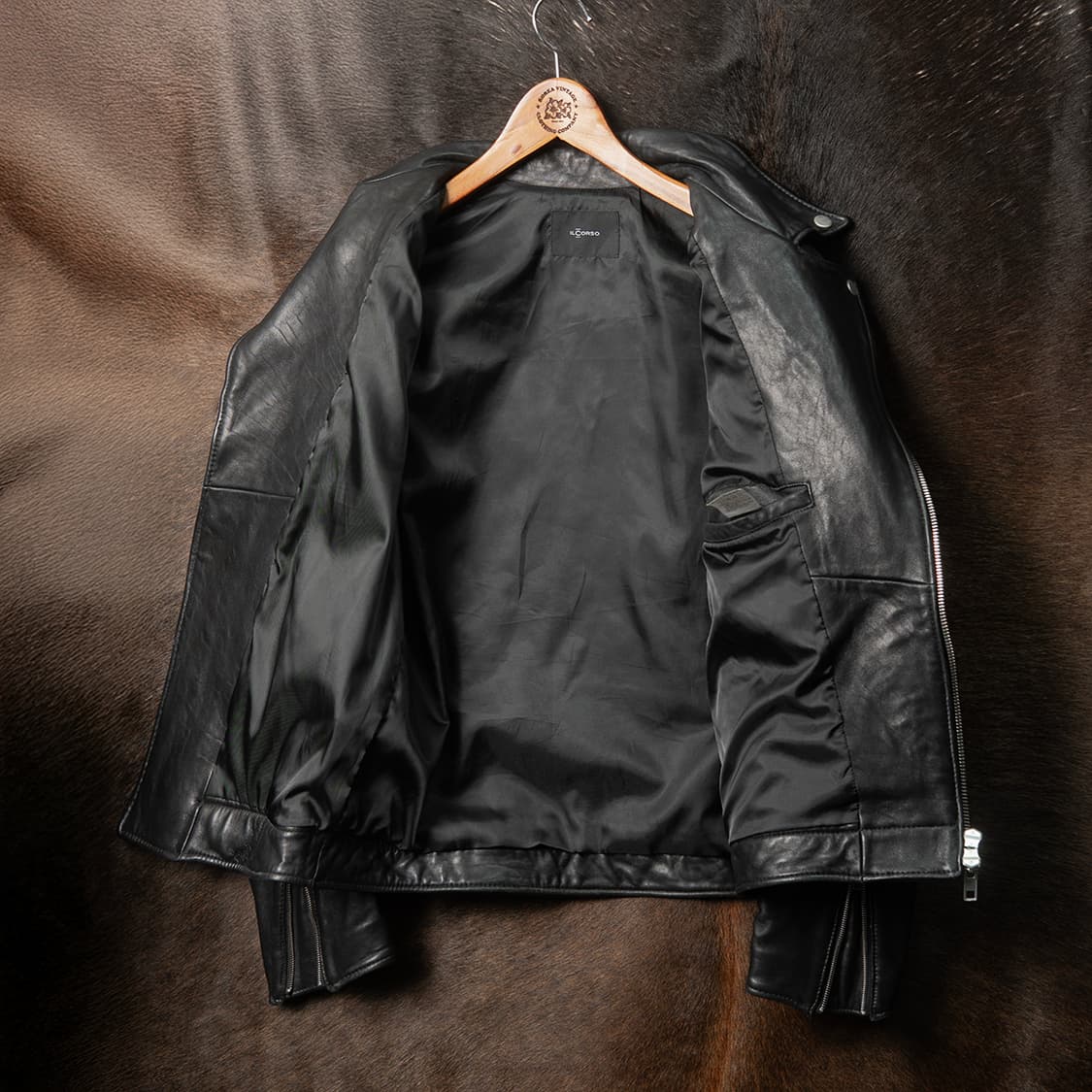 [100] 일꼬르소 램스킨 더블 라이더자켓 MO-2529 상품이미지7