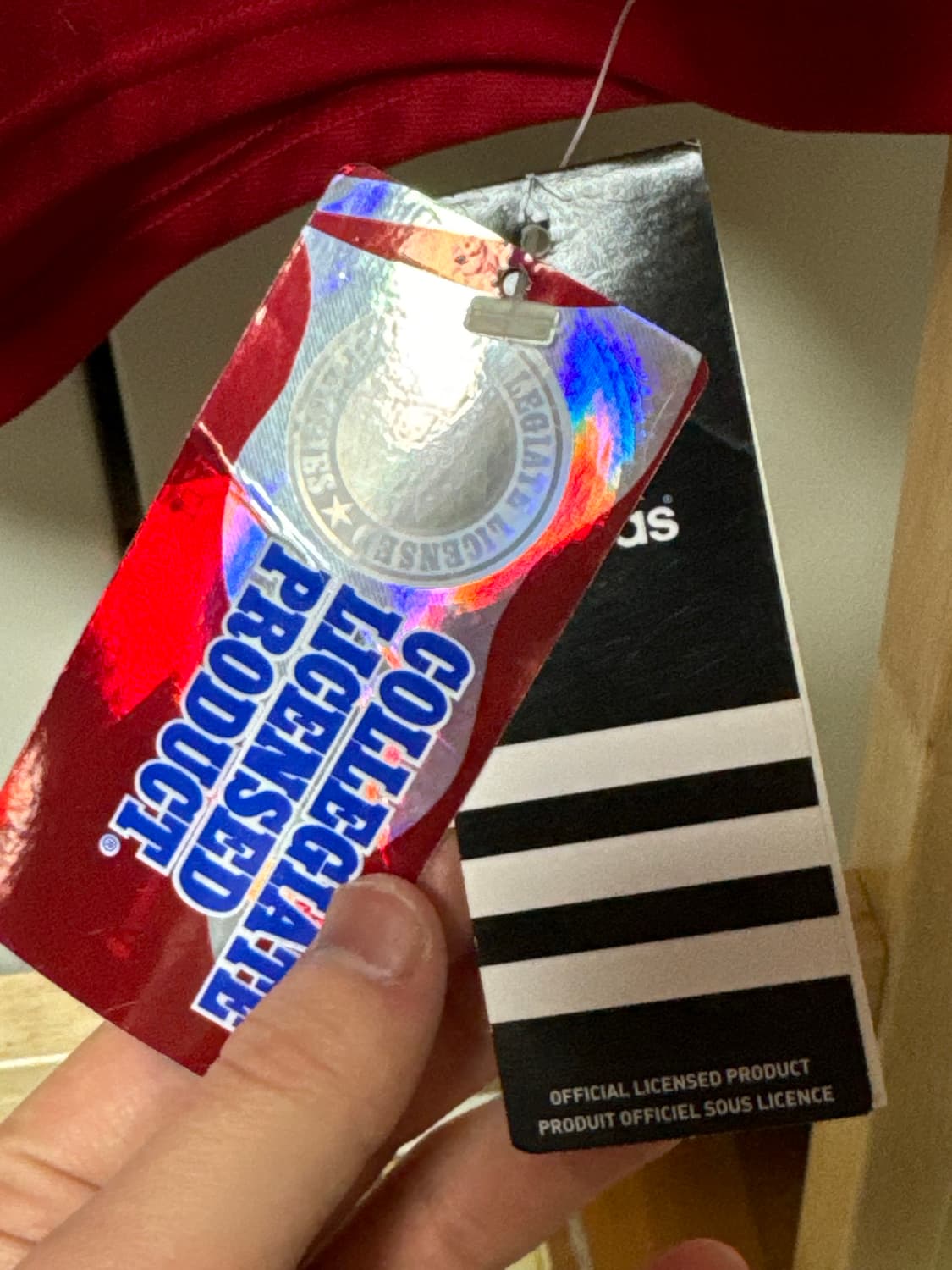 새상품 아디다스 MIAMI UNIVERSITY ICE 하키 져지 상품이미지6