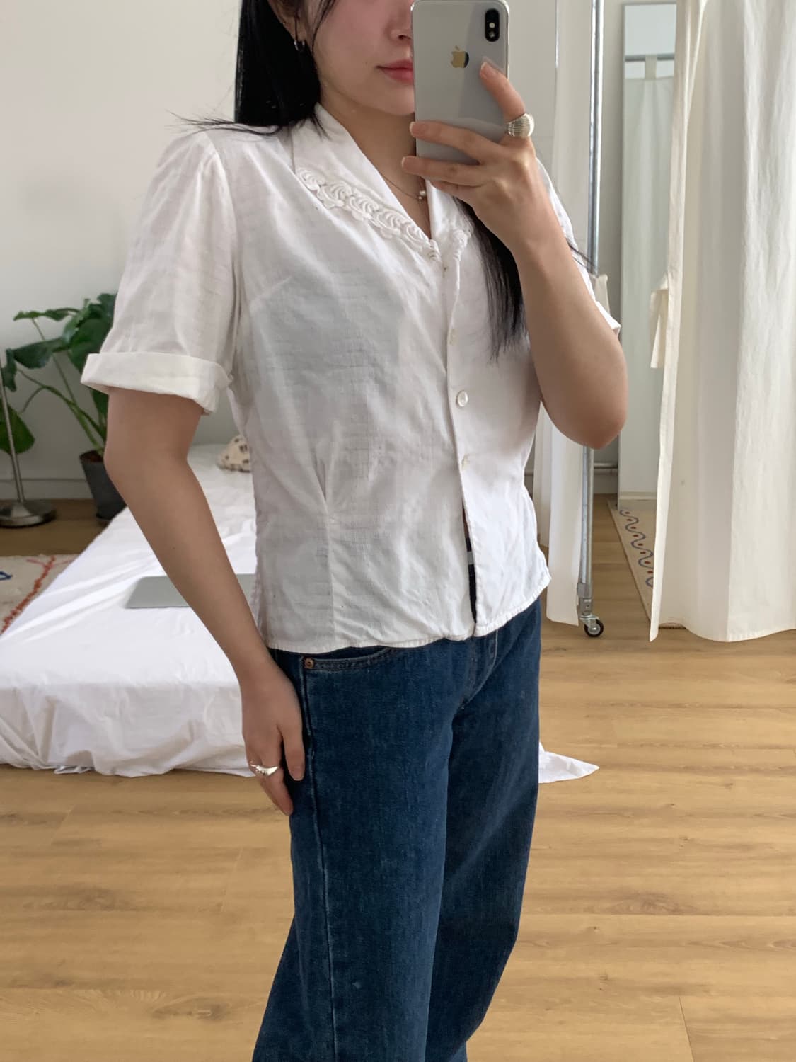 cotton lace shirts 상품이미지2