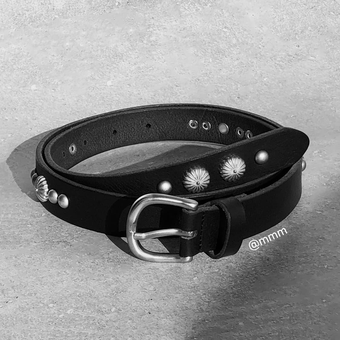 [Unisex] 찡 스터드 가죽 벨트 상품이미지5
