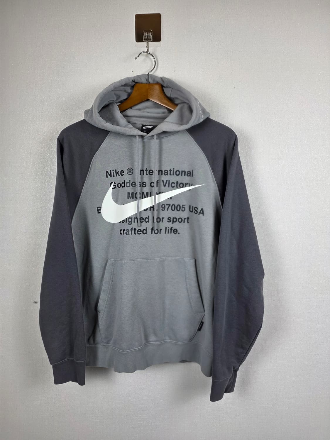 나이키 남성 퓨추라 스우시 후디 그레이 XL 상품이미지2