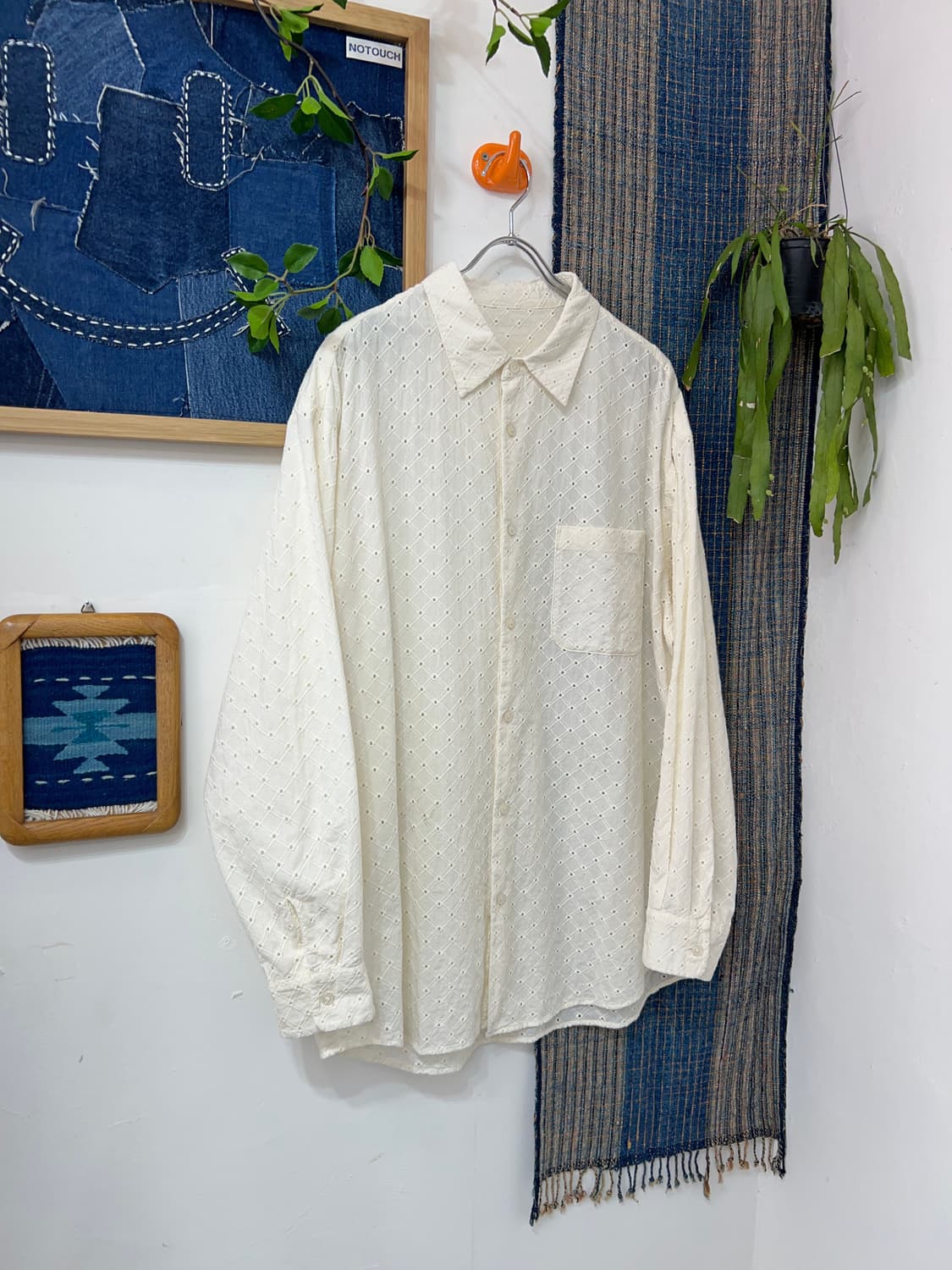 Embroidered Cotton Eyelet Shirt 상품이미지5