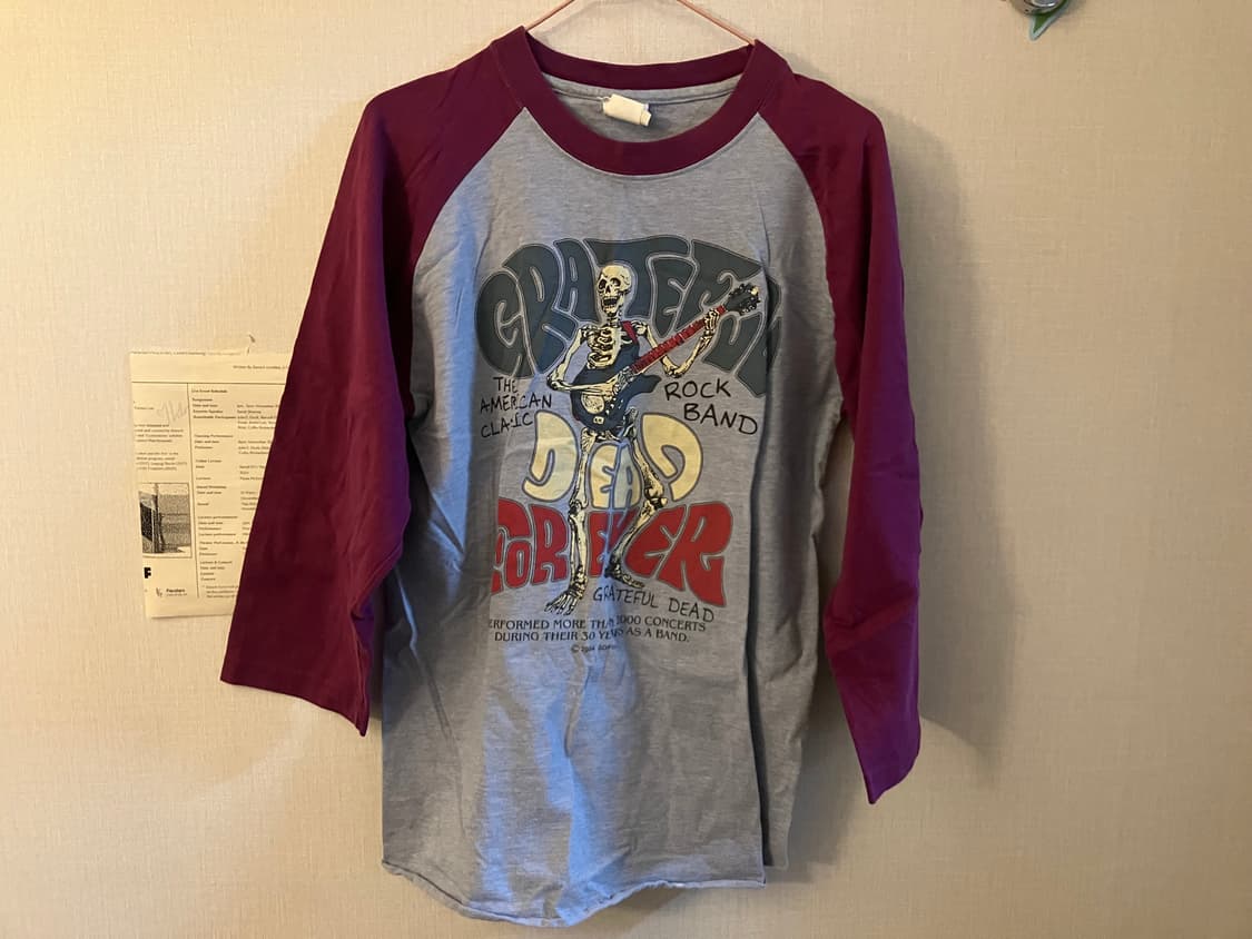 greatful dead 7부 빈티지 티셔츠 상품이미지1