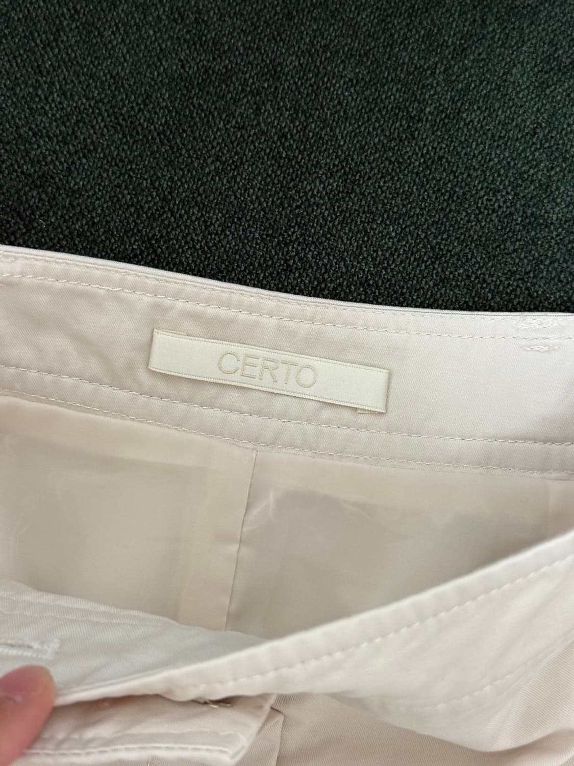 쎄르토 아웃 포켓 스티치 스커트 상품이미지4