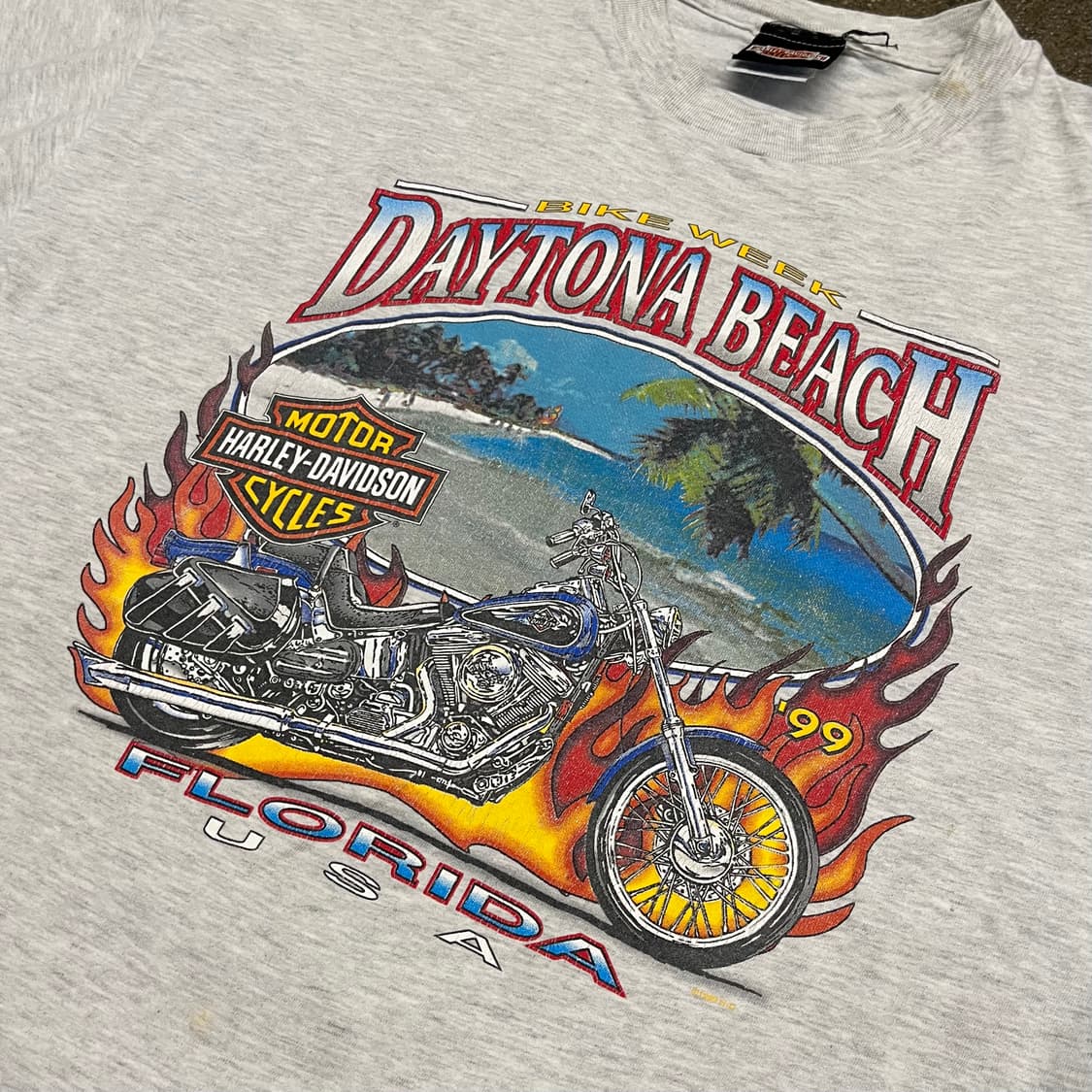 90s 할리데이비슨 프린팅 티셔츠 (105) 상품이미지2