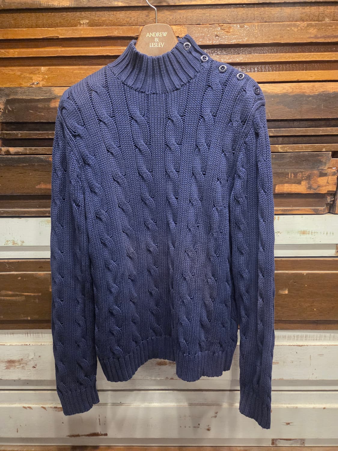 폴로랄프로렌 모호크넥 케이블니트 상품이미지1