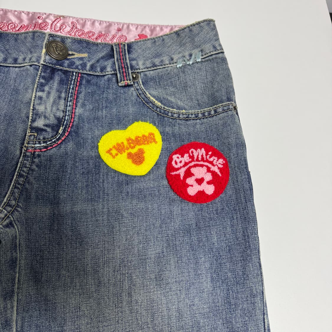 (W)티니위니 패치 청바지 상품이미지3