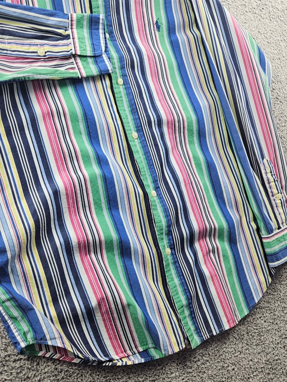폴로랄프로렌 멀티컬러 스트라이프 패턴 셔츠 ( XL ) / 11027 상품이미지7