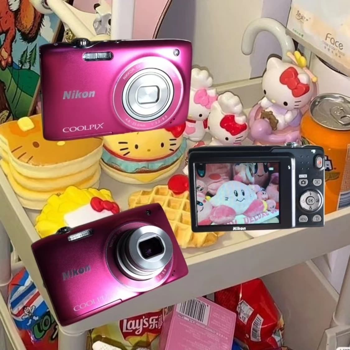 니콘 쿨픽스 Coolpix S3500 pink빈티지디카 상품이미지1