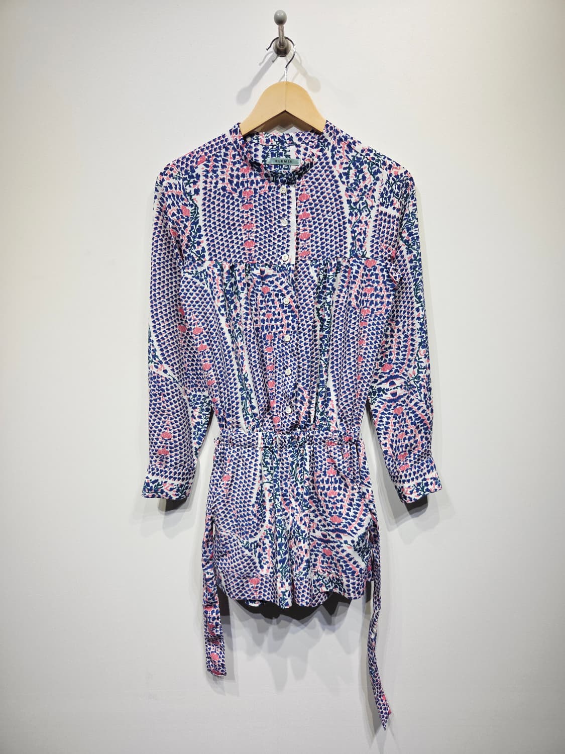 BLUMIN 블루민 패턴 롱슬리브 점프수트 상품이미지2