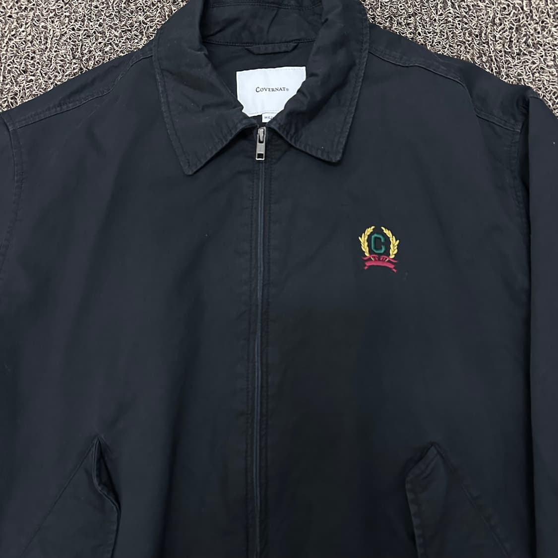 커버낫 블루종 점퍼 자켓 블랙 M 상품이미지3
