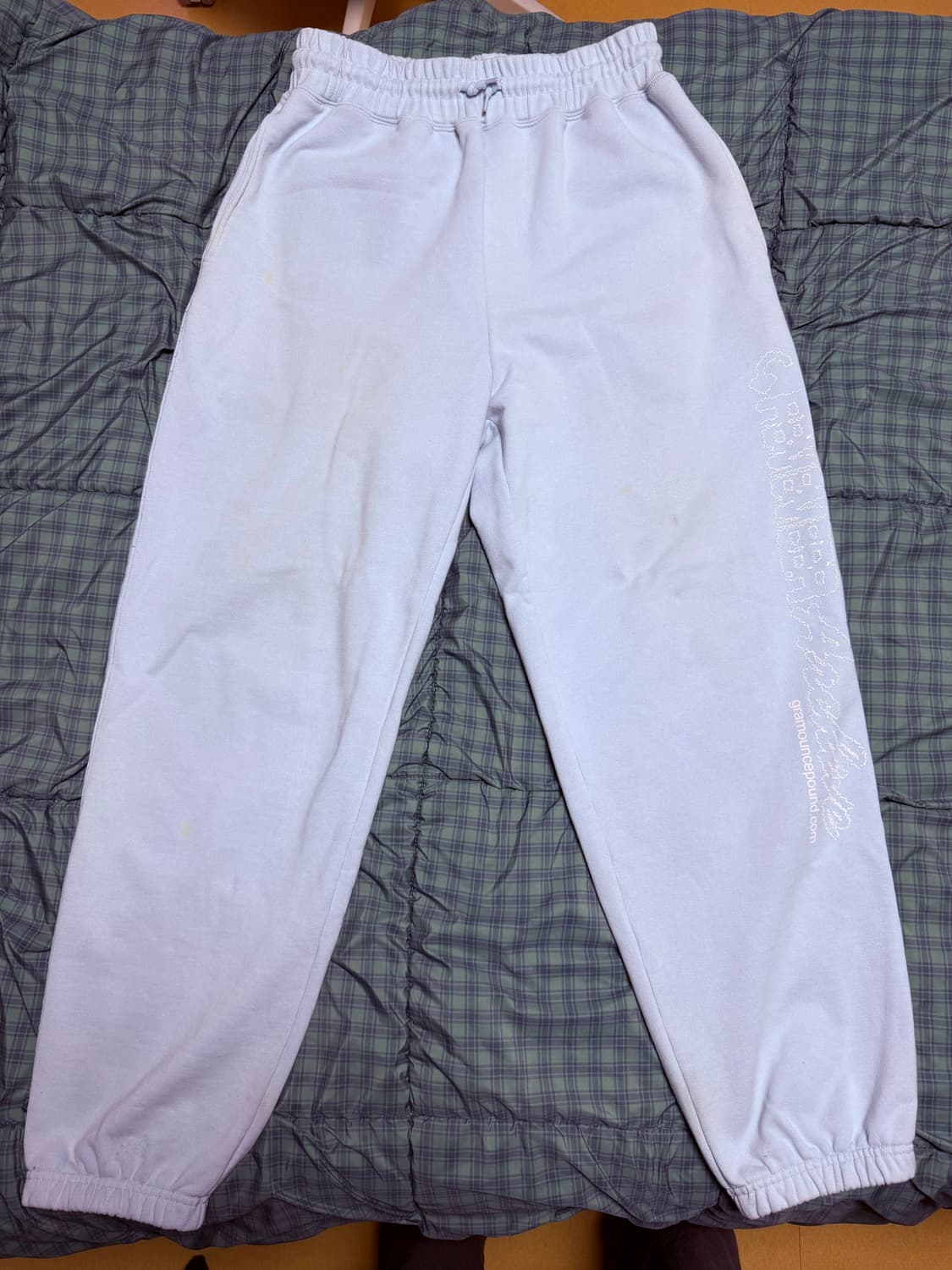 그램아운스파운드 조거 스웻팬츠 스카이블루 코드쿤스트 콜라보 리멤버아카이브 상품이미지2