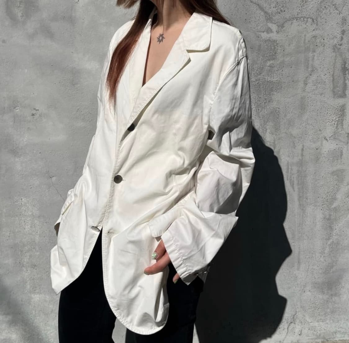 Prada Cotton Jacket White 상품이미지1