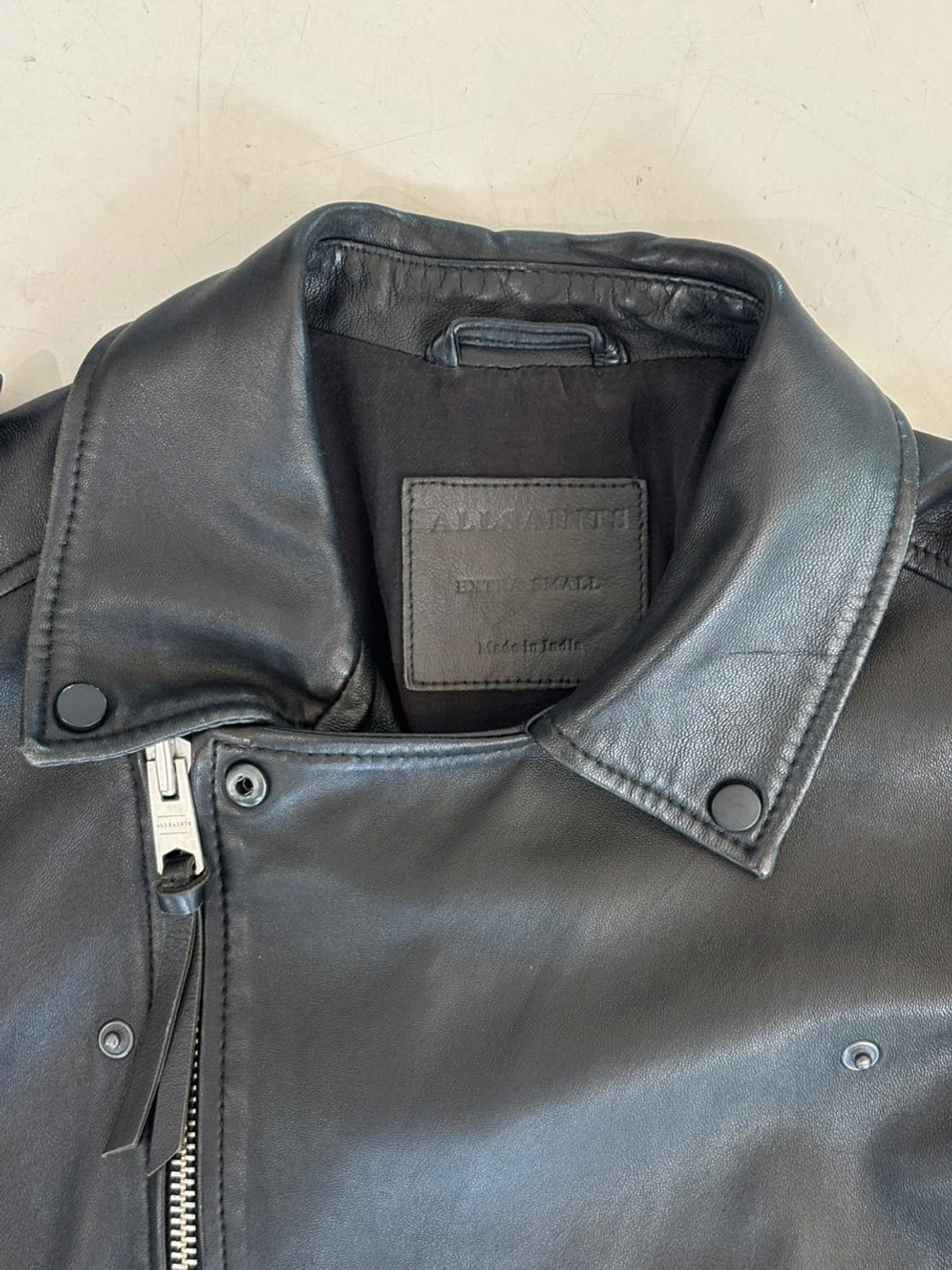 All Saints Sheepskin Riders Jacket 상품이미지4