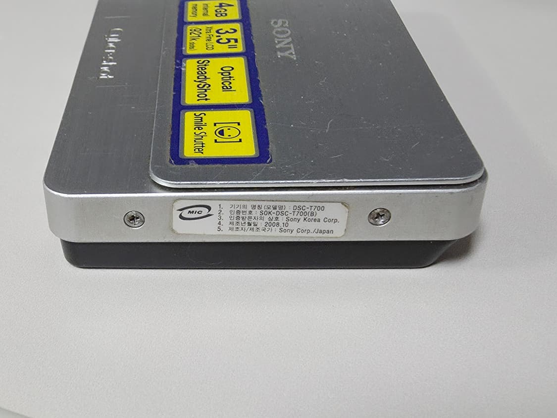 소니 사이버샷 DSC-T700 빈티지 디지털카메라 상품이미지4