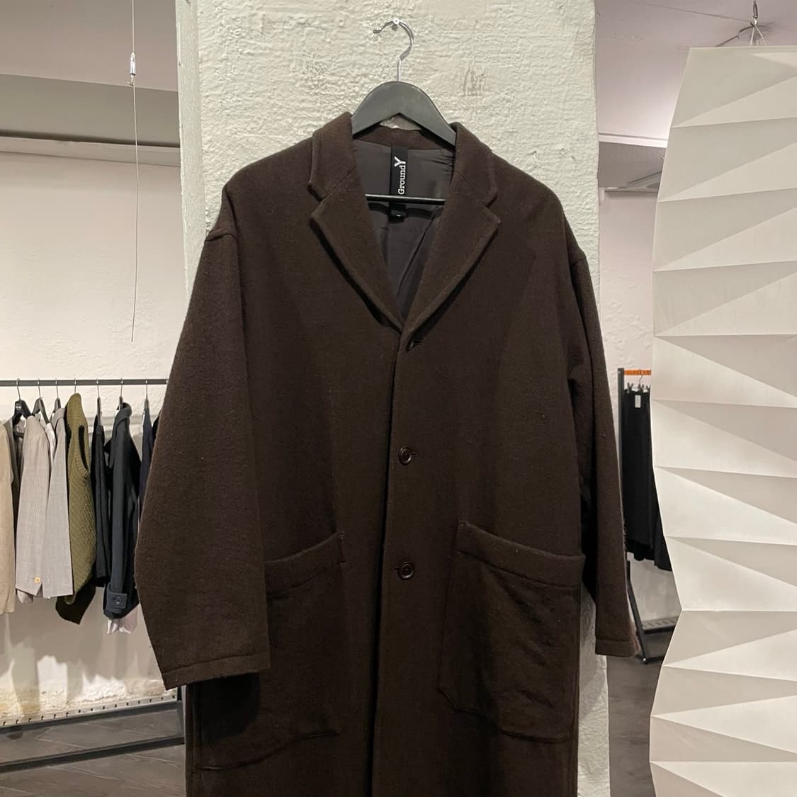 요지야마모토 오버사이즈 코트 상품이미지2