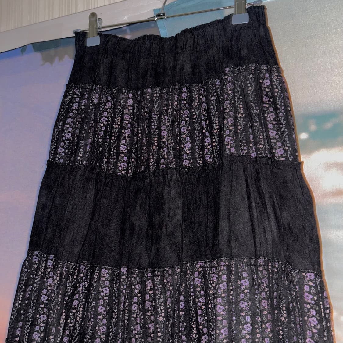 플라워 패치워크 스커트 상품이미지2