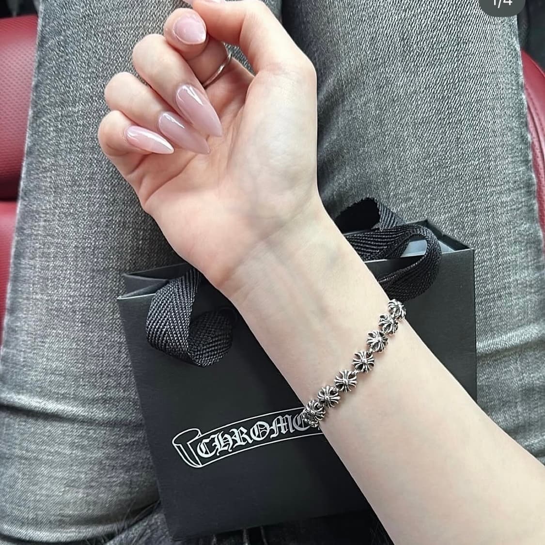 크롬하츠 타이니플러스 팔찌 정품 상품이미지1