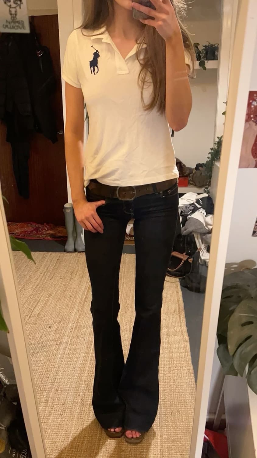 빈티지 폴로 카라티 여성용  상품이미지4